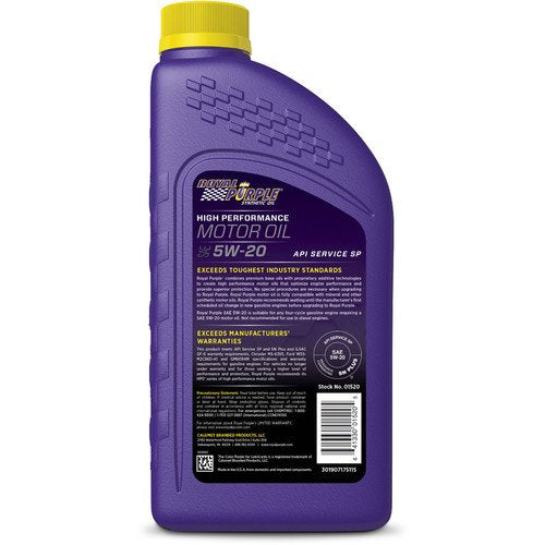 Royal Purple Synthetic Oil Sae 5W/20